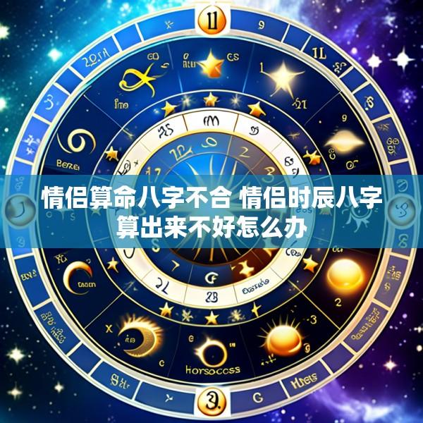情侣算命八字不合 情侣时辰八字算出来不好怎么办