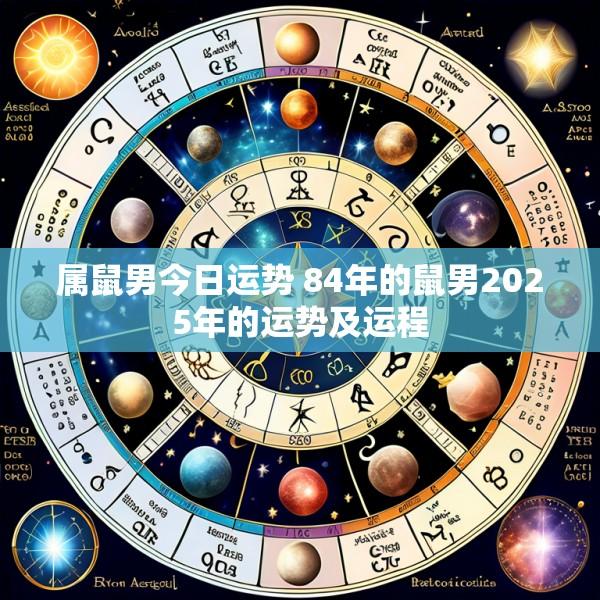 属鼠男今日运势 84年的鼠男2025年的运势及运程