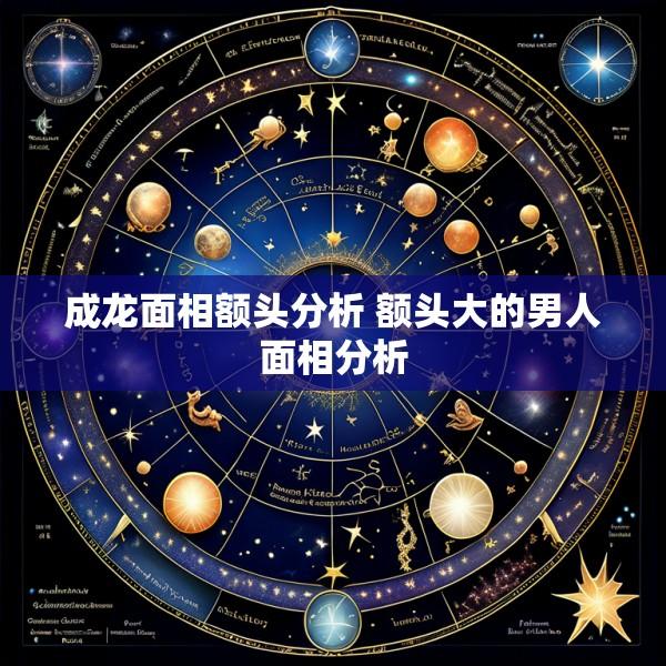 成龙面相额头分析 额头大的男人面相分析