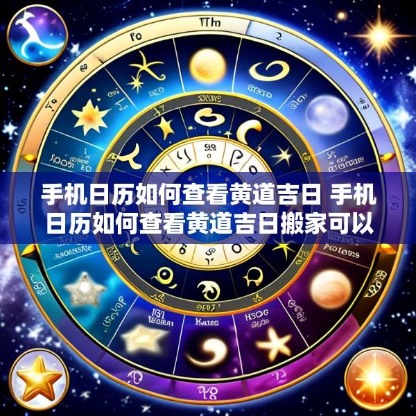 手机日历如何查看黄道吉日 手机日历如何查看黄道吉日搬家可以吗