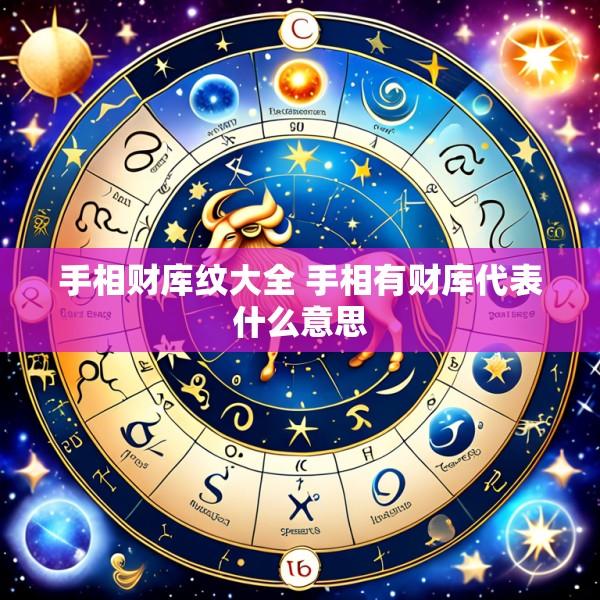手相财库纹大全 手相有财库代表什么意思