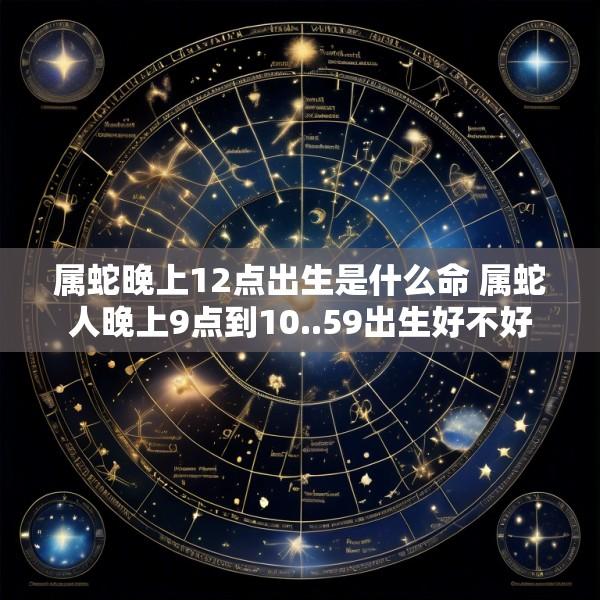 属蛇晚上12点出生是什么命 属蛇人晚上9点到10..59出生好不好