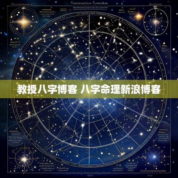 教授八字博客 八字命理新浪博客