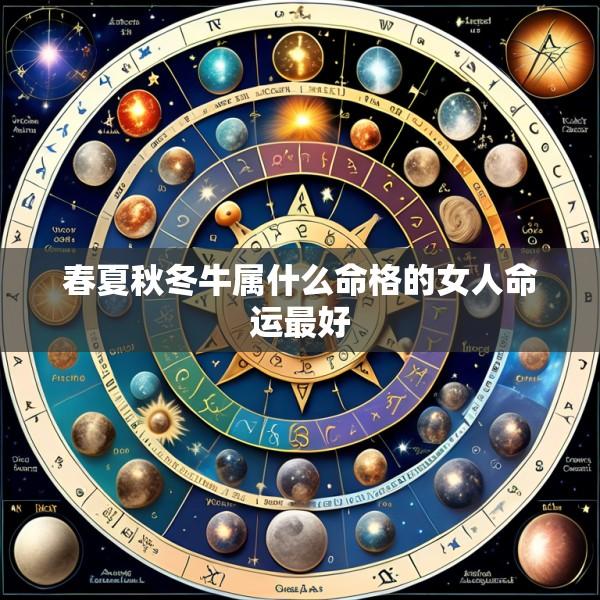 春夏秋冬牛属什么命格的女人命运最好
