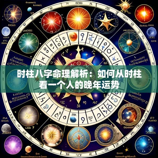 时柱八字命理解析：如何从时柱看一个人的晚年运势