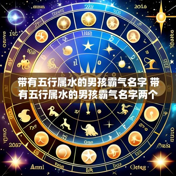 带有五行属水的男孩霸气名字 带有五行属水的男孩霸气名字两个字