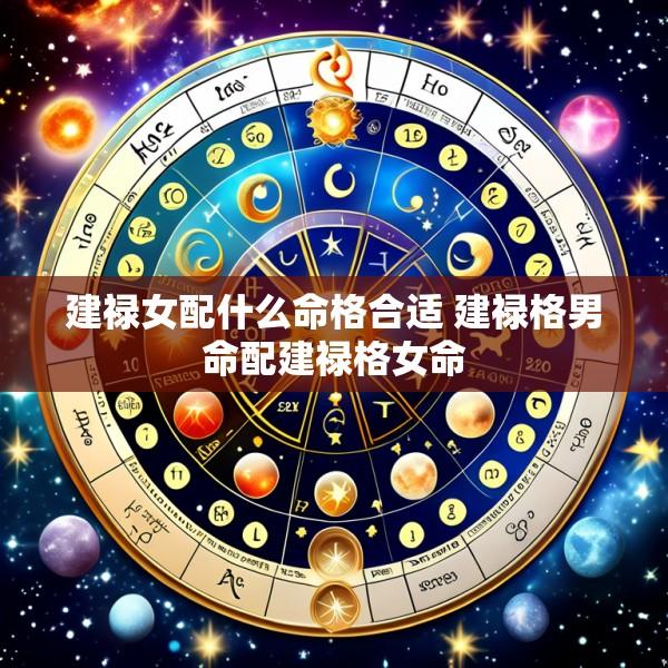 建禄女配什么命格合适 建禄格男命配建禄格女命