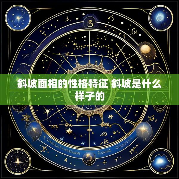 斜坡面相的性格特征 斜坡是什么样子的
