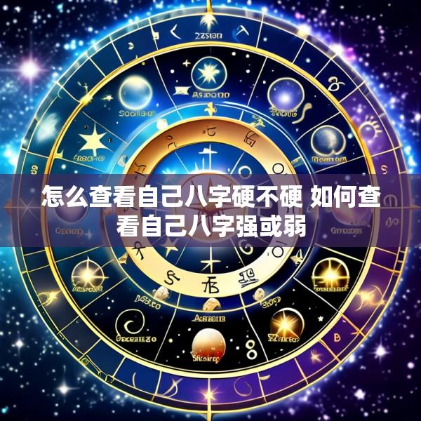 怎么查看自己八字硬不硬 如何查看自己八字强或弱