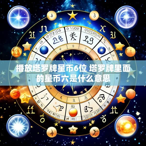 播放塔罗牌星币6位 塔罗牌里面的星币六是什么意思