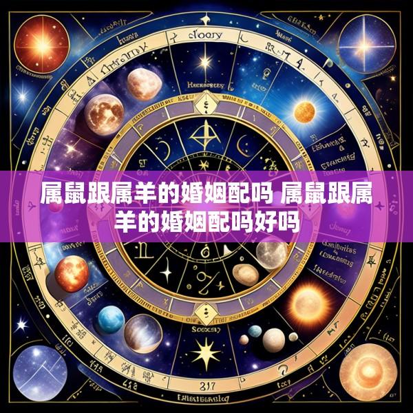 属鼠跟属羊的婚姻配吗 属鼠跟属羊的婚姻配吗好吗