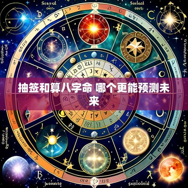 抽签和算八字命 哪个更能预测未来