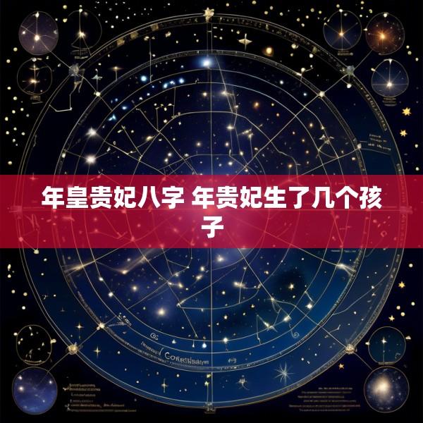 年皇贵妃八字 年贵妃生了几个孩子