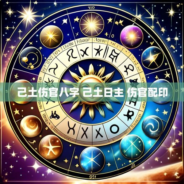 己土伤官八字 己土日主 伤官配印