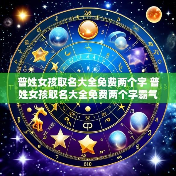 普姓女孩取名大全免费两个字 普姓女孩取名大全免费两个字霸气