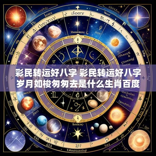 彩民转运好八字 彩民转运好八字岁月如梭匆匆去是什么生肖百度知道