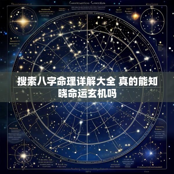 搜索八字命理详解大全 真的能知晓命运玄机吗