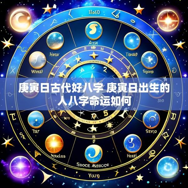 庚寅日古代好八字 庚寅日出生的人八字命运如何