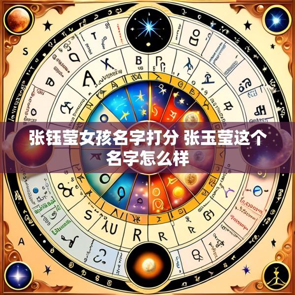 张钰莹女孩名字打分 张玉莹这个名字怎么样