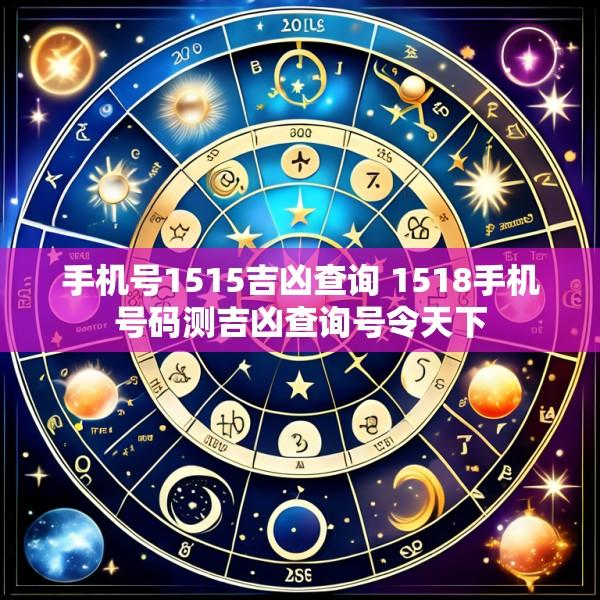 手机号1515吉凶查询 1518手机号码测吉凶查询号令天下