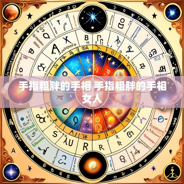 手指粗胖的手相 手指粗胖的手相女人