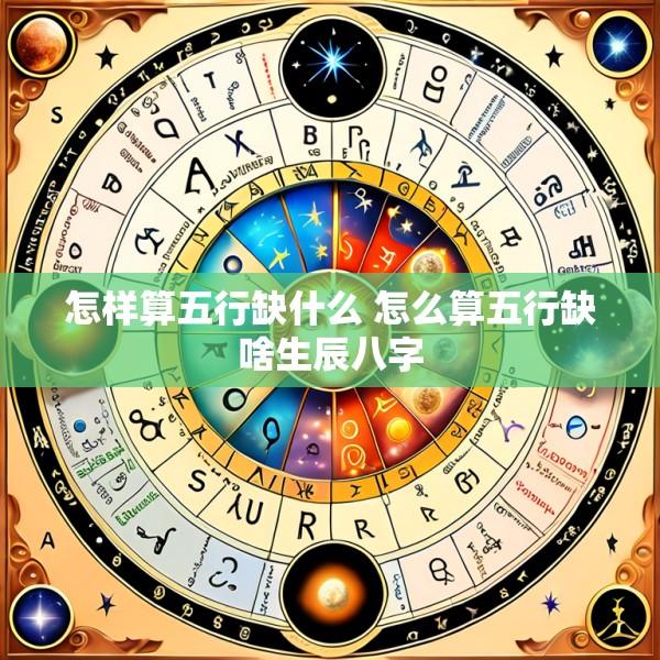 怎样算五行缺什么 怎么算五行缺啥生辰八字