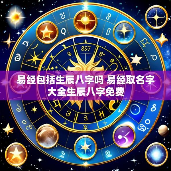 易经包括生辰八字吗 易经取名字大全生辰八字免费