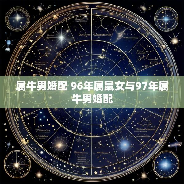 属牛男婚配 96年属鼠女与97年属牛男婚配