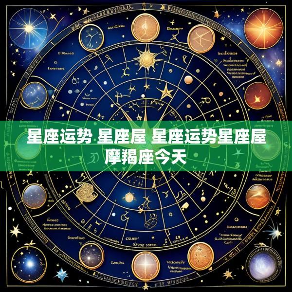 星座运势 星座屋 星座运势星座屋摩羯座今天