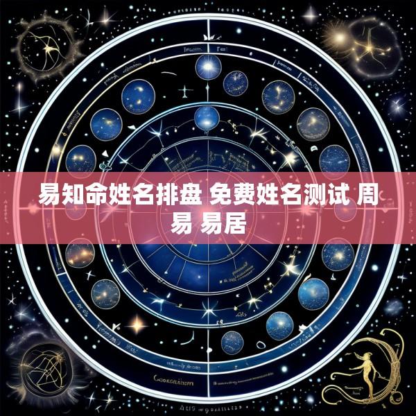 易知命姓名排盘 免费姓名测试 周易 易居