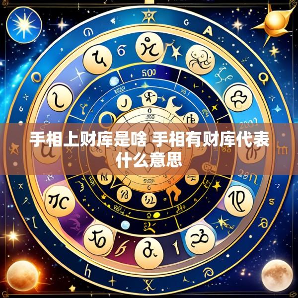 手相上财库是啥 手相有财库代表什么意思