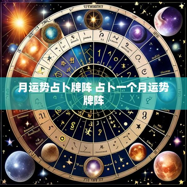 月运势占卜牌阵 占卜一个月运势牌阵