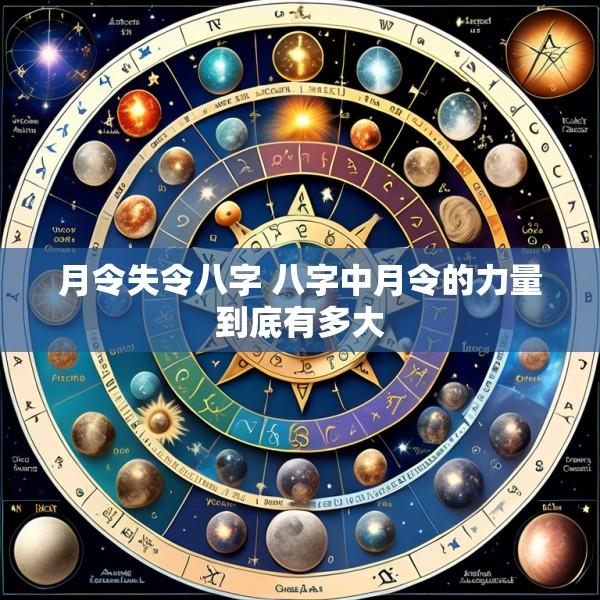 月令失令八字 八字中月令的力量到底有多大