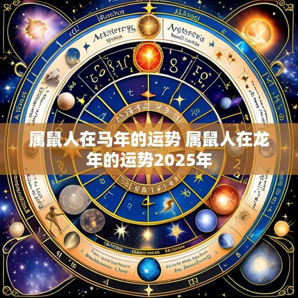 属鼠人在马年的运势 属鼠人在龙年的运势2025年