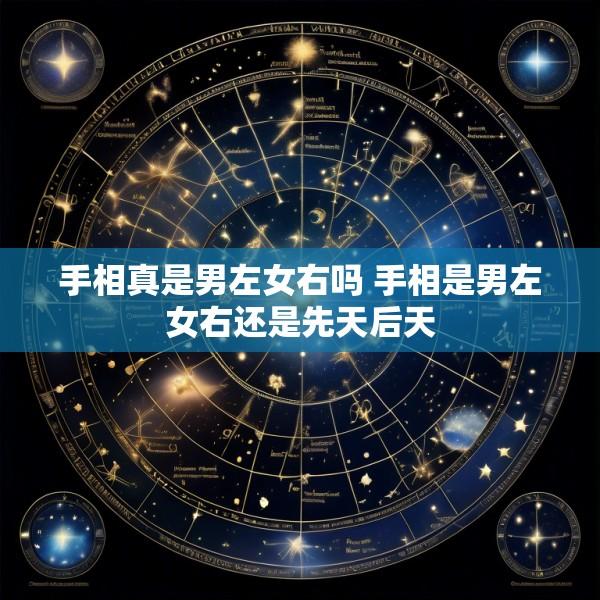 手相真是男左女右吗 手相是男左女右还是先天后天