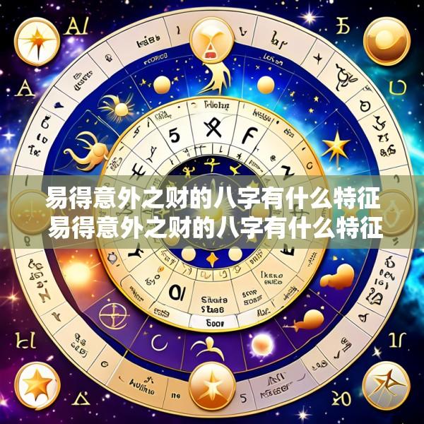 易得意外之财的八字有什么特征 易得意外之财的八字有什么特征吗