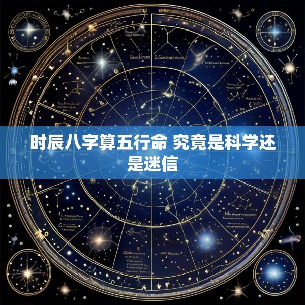 时辰八字算五行命 究竟是科学还是迷信