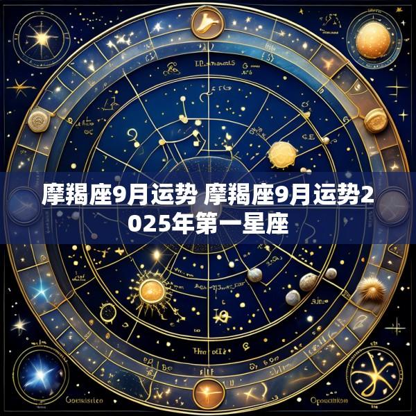 摩羯座9月运势 摩羯座9月运势2025年第一星座