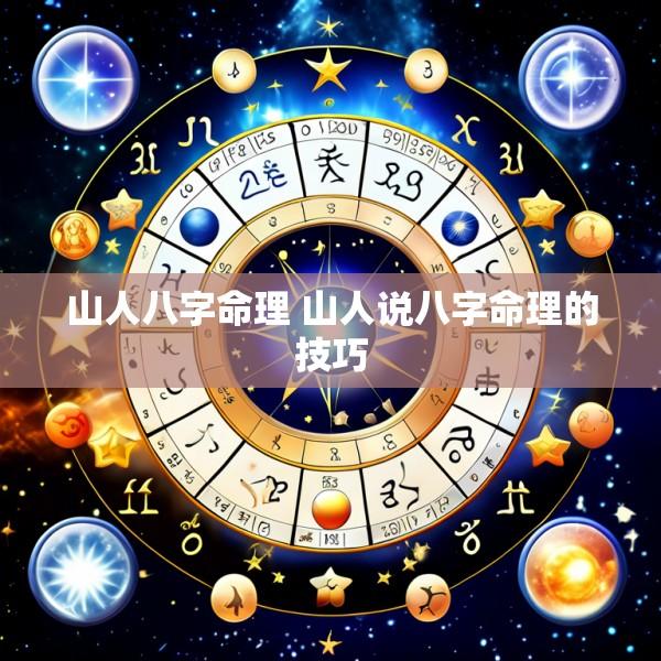 山人八字命理 山人说八字命理的技巧