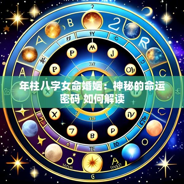 年柱八字女命婚姻：神秘的命运密码 如何解读