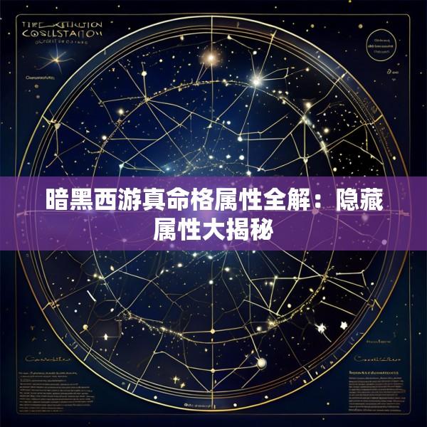 暗黑西游真命格属性全解：隐藏属性大揭秘