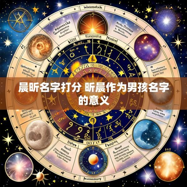 晨昕名字打分 昕晨作为男孩名字的意义