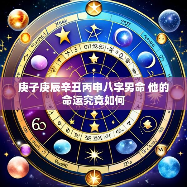 庚子庚辰辛丑丙申八字男命 他的命运究竟如何