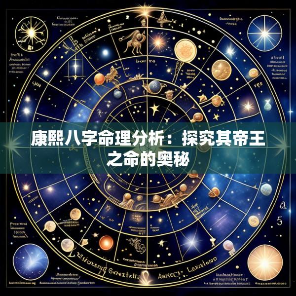 康熙八字命理分析：探究其帝王之命的奥秘