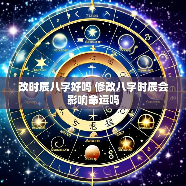 改时辰八字好吗 修改八字时辰会影响命运吗