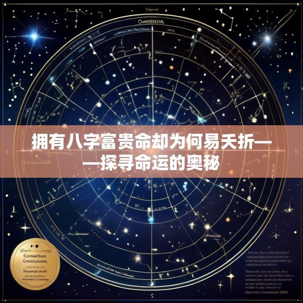 拥有八字富贵命却为何易夭折——探寻命运的奥秘