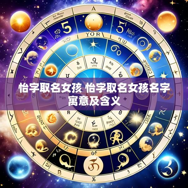 怡字取名女孩 怡字取名女孩名字寓意及含义