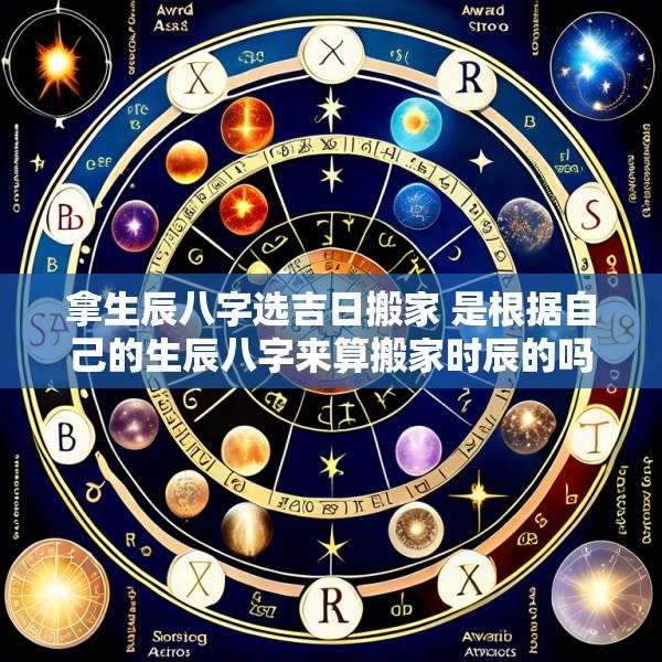 拿生辰八字选吉日搬家 是根据自己的生辰八字来算搬家时辰的吗