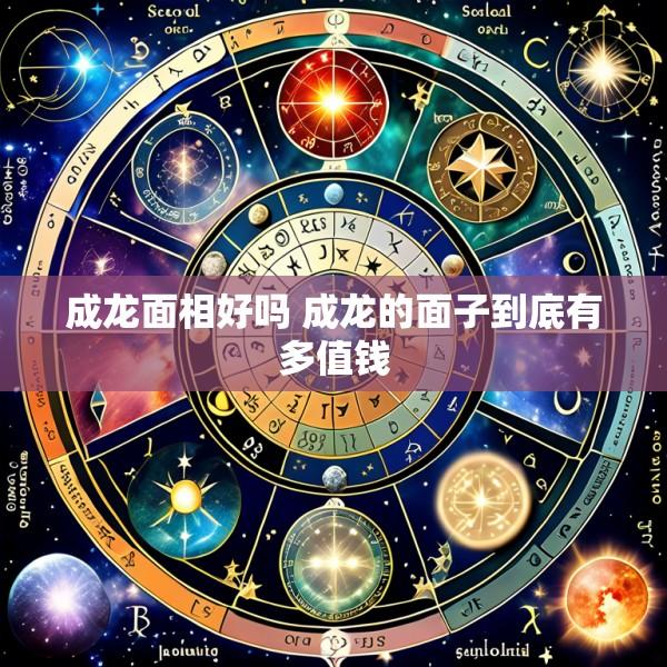 成龙面相好吗 成龙的面子到底有多值钱