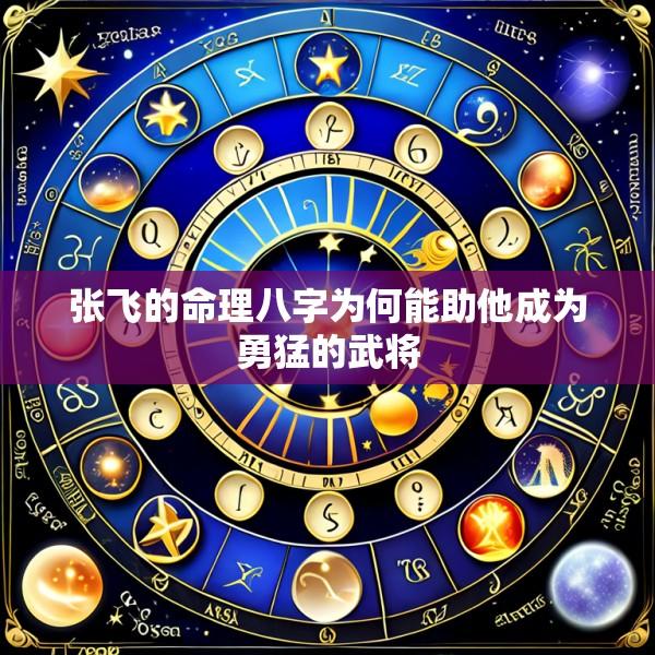 张飞的命理八字为何能助他成为勇猛的武将